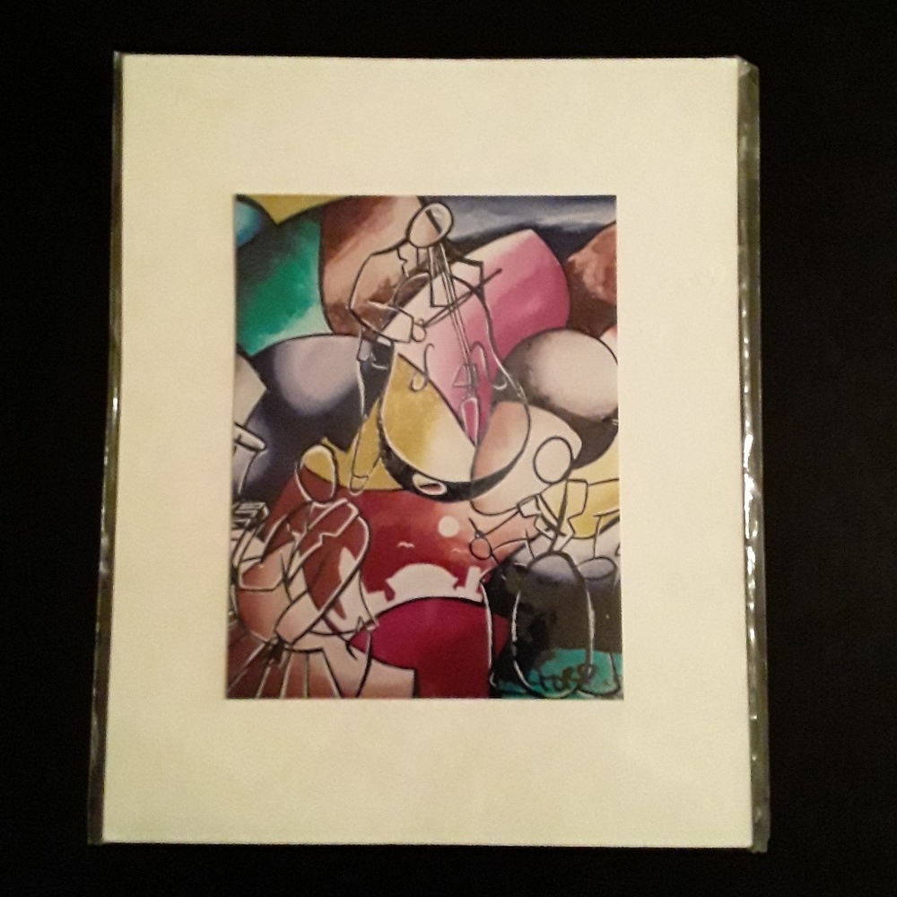 New Orleans Jazz Art Print 8x10